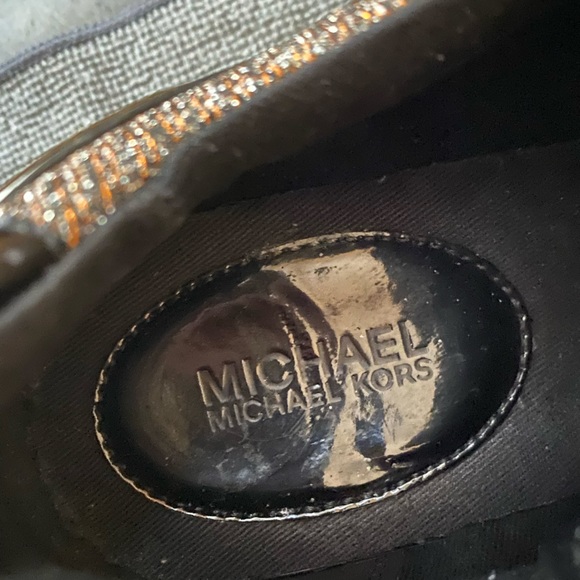 MICHAEL KORS Georgie Chain-Mesh And Leather Trainer - Picture 2 of 5